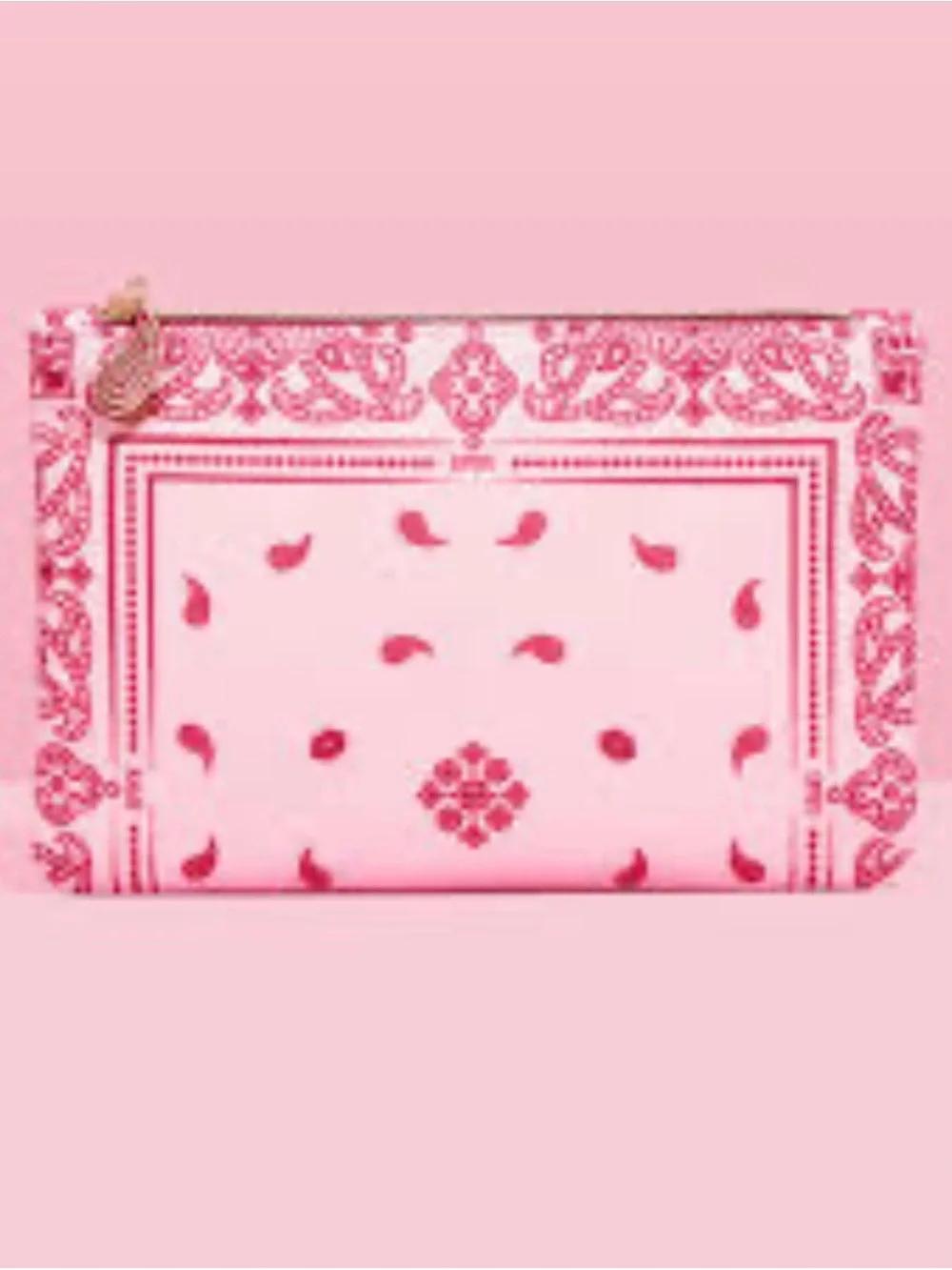 Pink NWOT IPSY Paisley Zip Pouch - Stylish Women’s Clutch